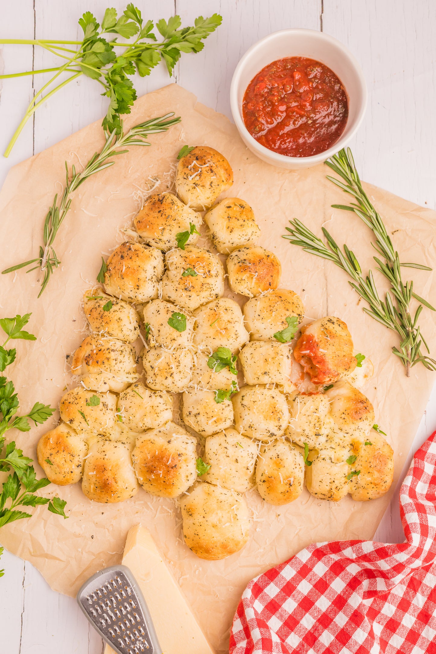 Christmas Tree Pull Apart Bread Set 2