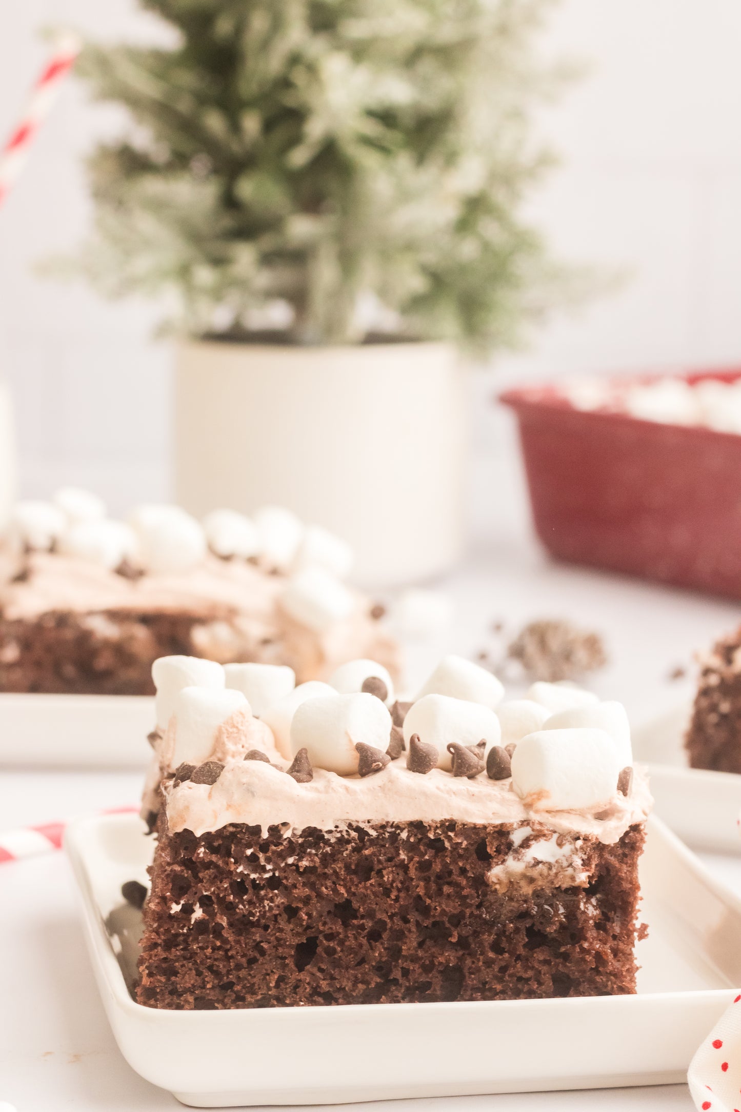 Hot Chocolate Poke Cake Set 1