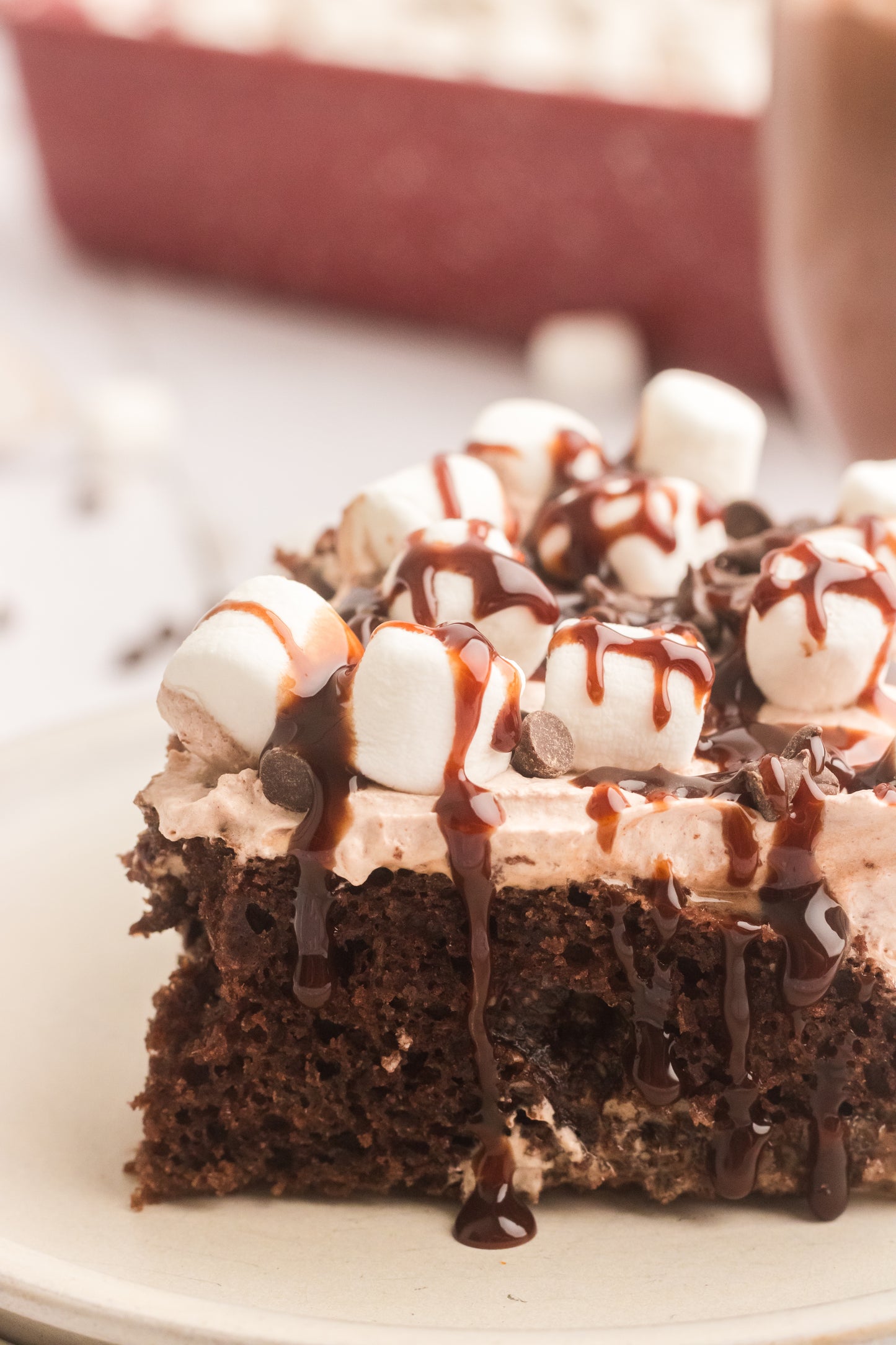 Hot Chocolate Poke Cake Set 2