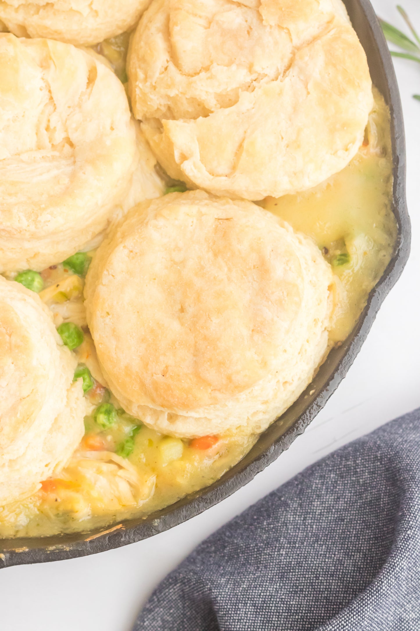 Chicken Pot Pie with Biscuits Set 1