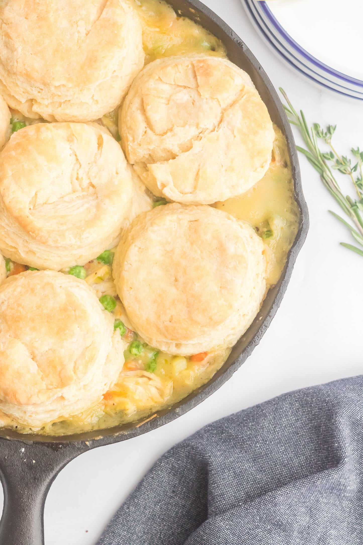 Chicken Pot Pie with Biscuits Set 1