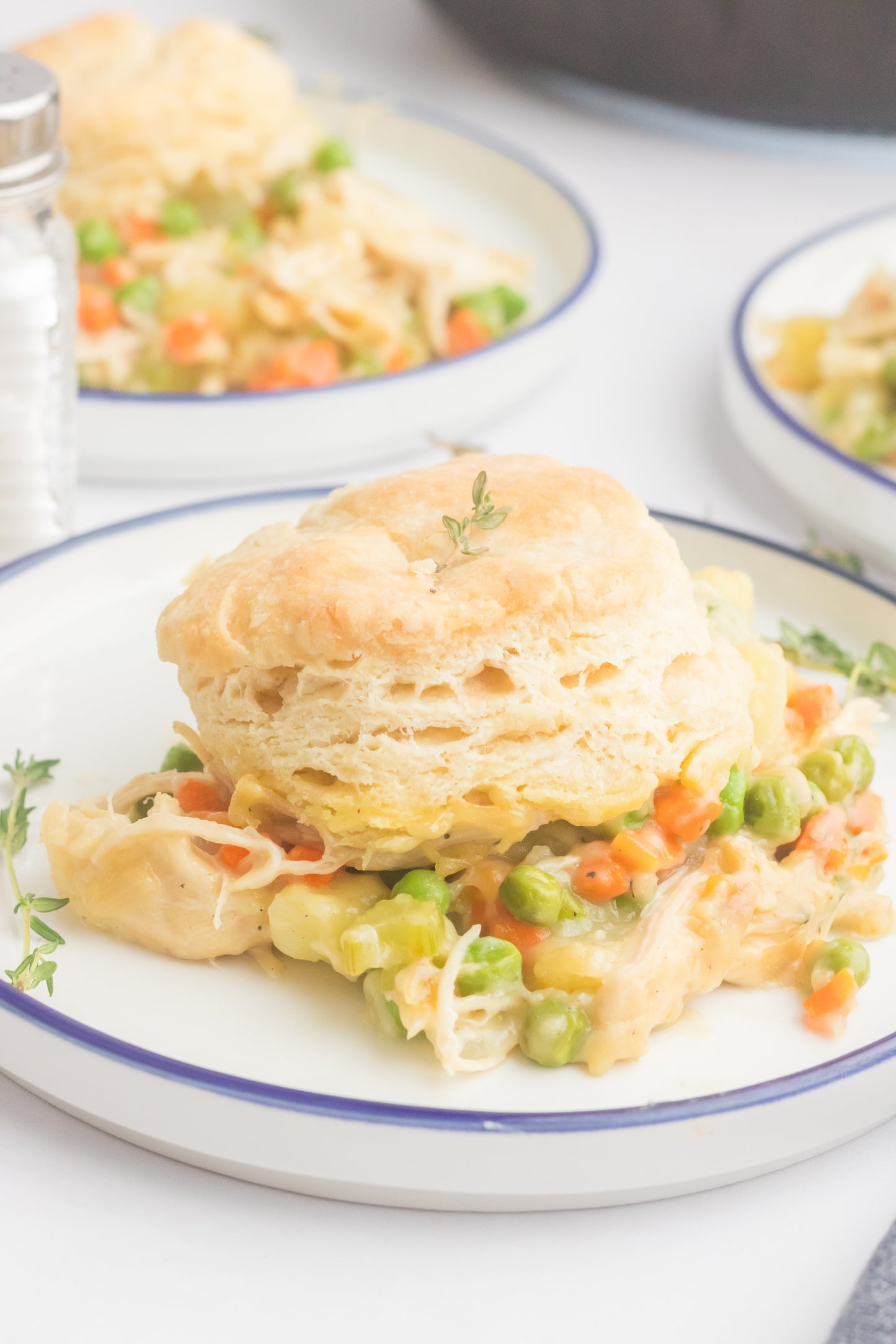 Chicken Pot Pie with Biscuits Set 1