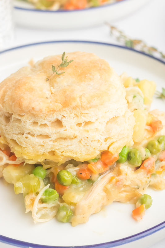 Chicken Pot Pie with Biscuits Set 1