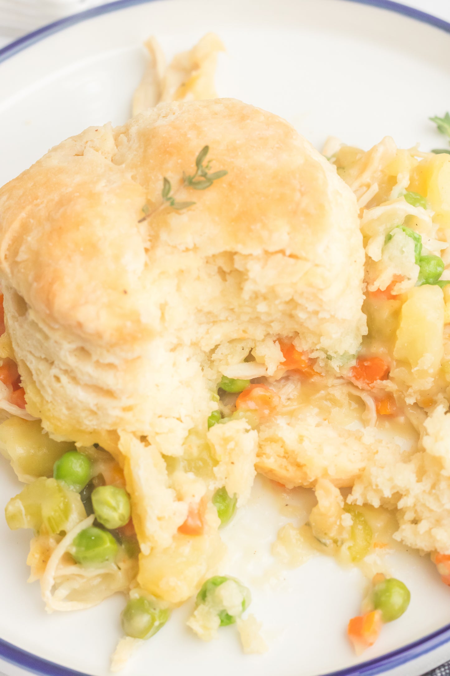 Chicken Pot Pie with Biscuits Set 1